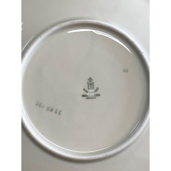 Winterling Bavaria Trio Germany Teacup Saucer Plate Set - Gold Floral - Picture 11 of 12